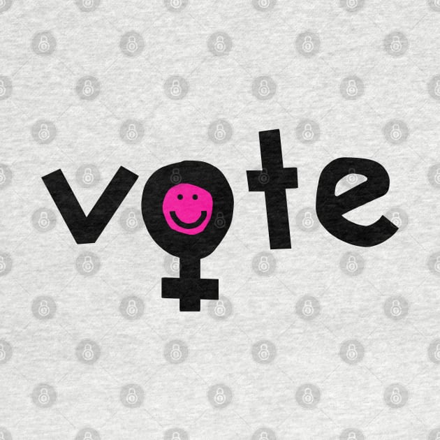Feminist Women Vote Feminism by ellenhenryart